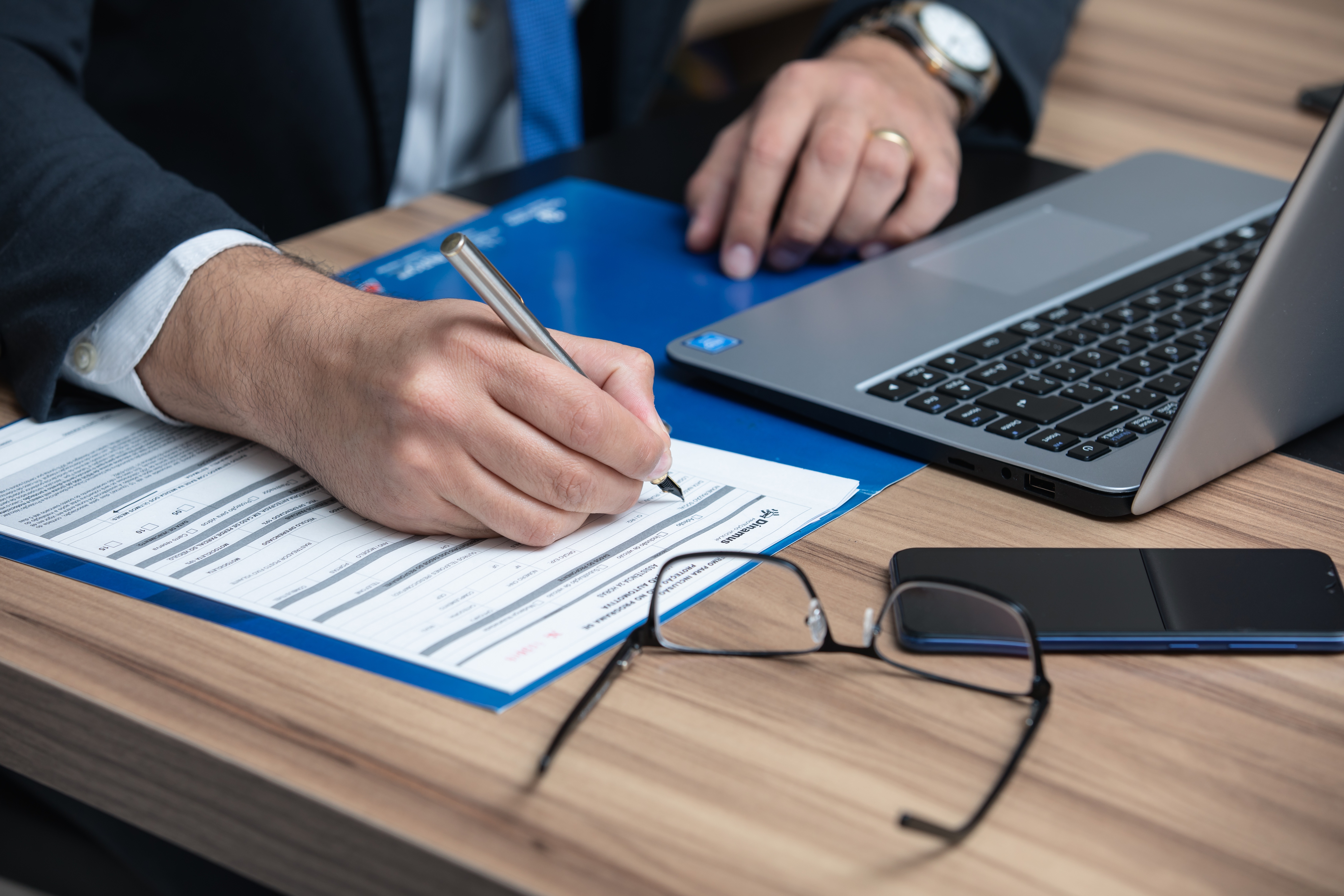 Australian solicitor reviewing client documents and rates notices for settlement in Docvia